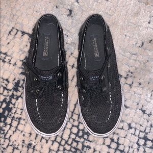 Sperry kids shoes black